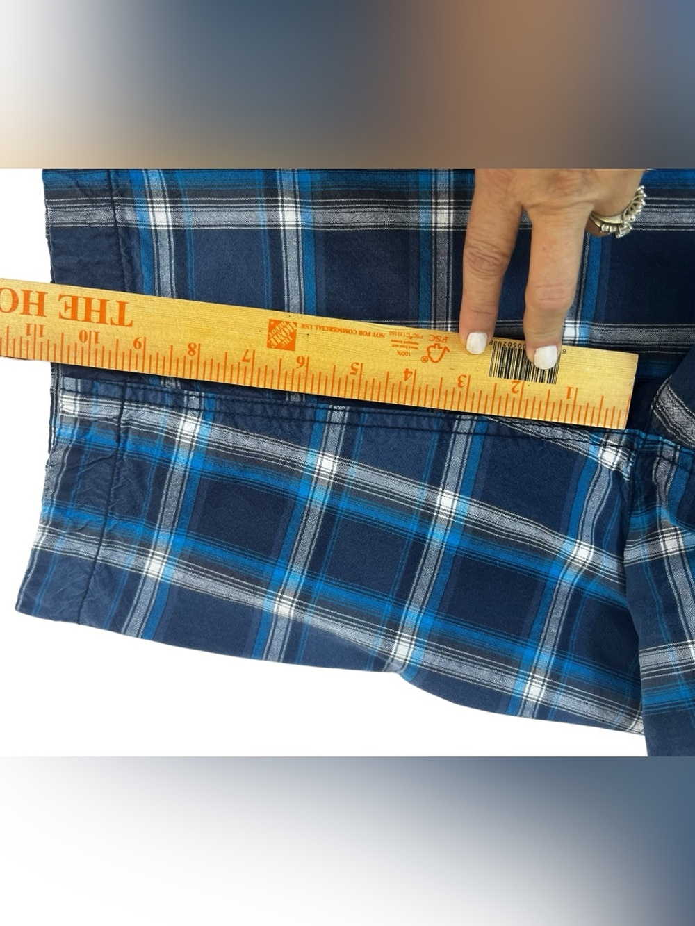 Men's Blue Plaid Casual Shorts Aeropostale size 30 - Picture 3 of 9